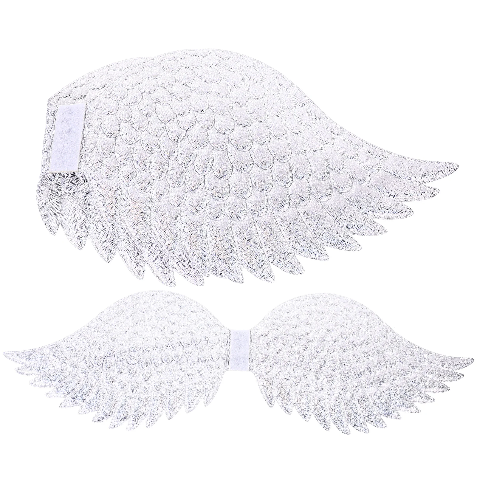 2Pcs Angel Wing Prop Large Fairy Wings for Girls Elastic B Halloween Party Stage Performance Costume Accessories Photo Props