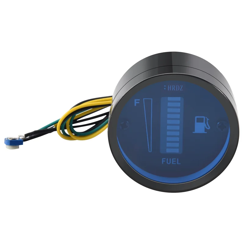 

ABHY-24V 2-дюймовый 52 мм универсальный автомобильный мотоциклетный измеритель уровня топлива, светодиодный дисплей, датчик топливного бака, лодка, грузовик, автофургон