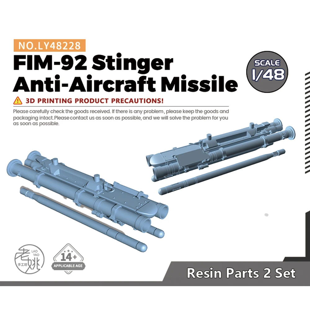 Yao's Studio-modelo LY228, piezas mejoradas, FIM-92, Stinger, rifle antiaéreo