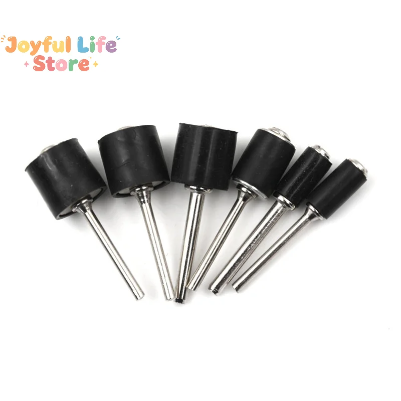 Hot Sale 6pcs Mandrel 1/4 1/8 Shank 6.35-12.7mm Drum Sanding Nail Drill Bit Abrasive Tool