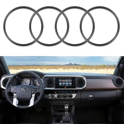 For 2016-2023 Tacoma A/C Vent Ring Outer Cover Air Conditioning Outlet Trim Decoration Toyota Tacoma Accessories 4 Piece Kit