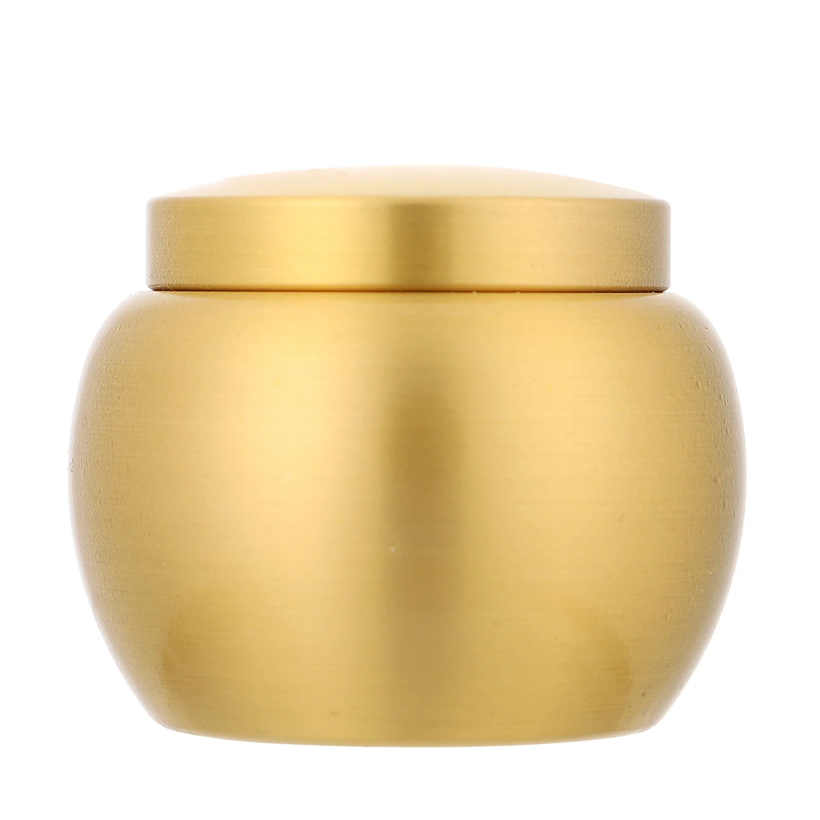 

1Pcs Copper Powder Jar Mini Sealed Container for Tea Storage Incense Material Desktop Home Decoration Creative Copper Canister