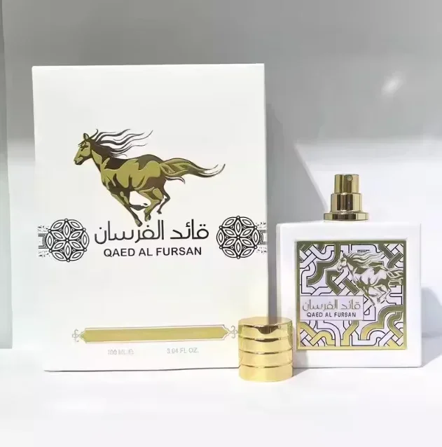 Lattafa Qaed Al Fursan EDP، عطر الأناناس والعود العربي، رائحة خشبية للفواكه الاستوائية للجنسين، عطر العود العربي طويل الأمد #3