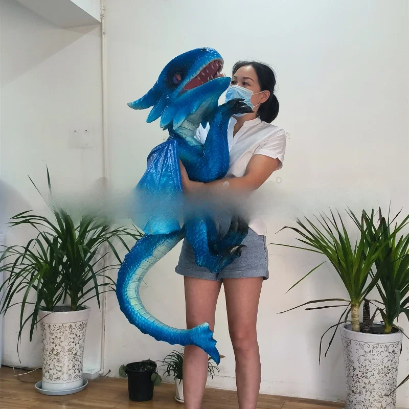 

Animatronic Dragon Realistic life size t-rex dinosaur puppet