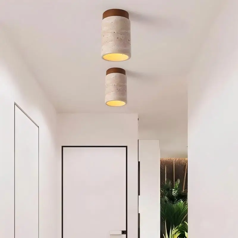 artistic-yellow-black-stone-nordic-japanese-style-led-ceiling-light-minimalist-staircase-dining-space-indoor-home-fixture