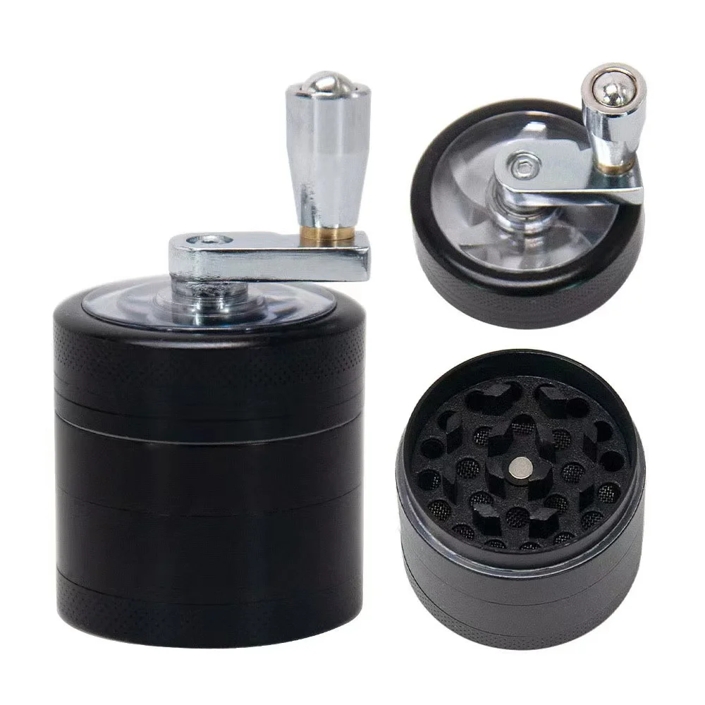 

40mm zinc alloy kitchen ingredient grinder with magnetic sealing herbal medicine grinder spice crusher