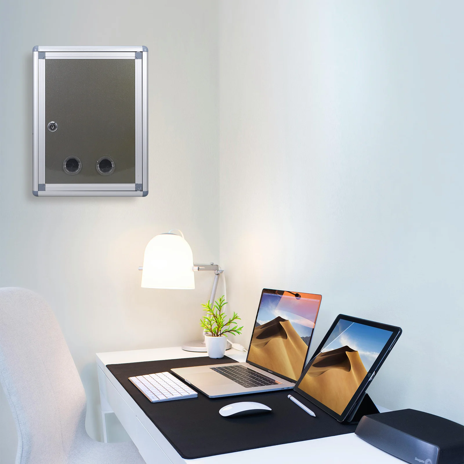 ロック可能な提案箱 壁掛け郵便受け ステンレス鋼 アルミニウム合金 郵便受け 安全な機密情報保管