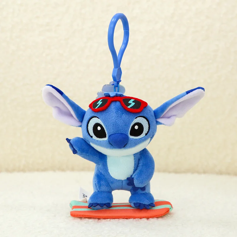 

Kawaii Disney игрушка стежка кулон плюшевая кукла школьный рюкзак подвесной орнамент брелки милый мультфильм мягкий брелок для ключей подарок