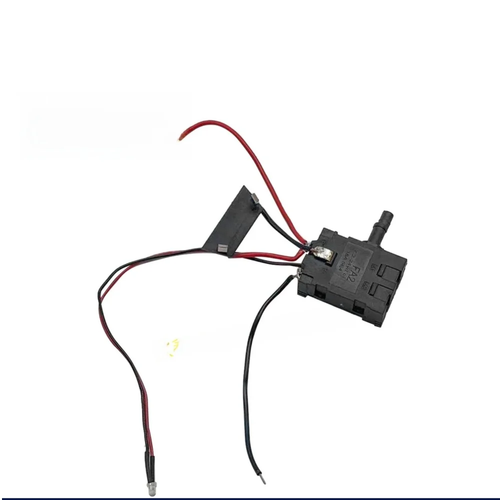 Power Tool Switch Electric Ratchet Switch With Indicator Lights Plastic Housing Compact Design High Durability