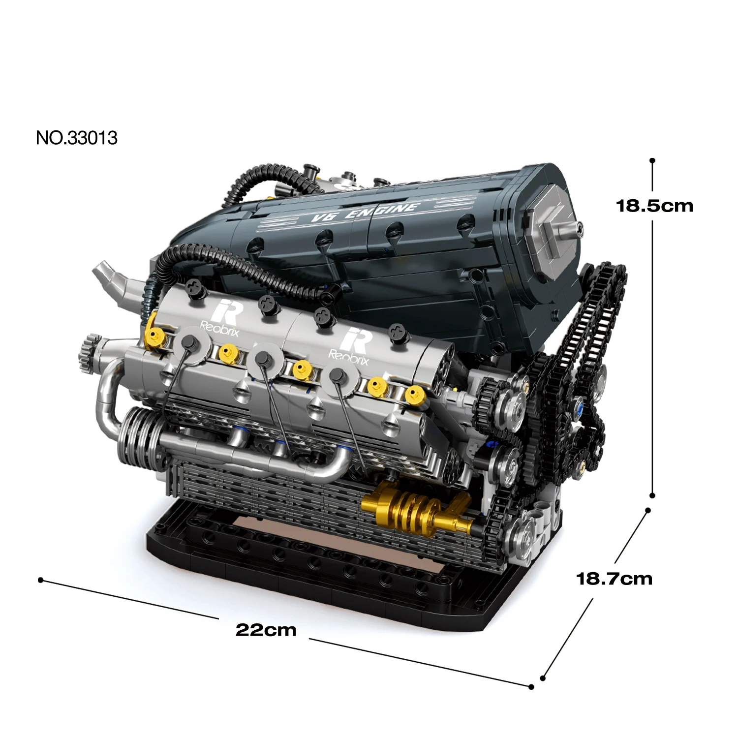 

Набор строительных блоков для сборки двигателя, эксклюзивная коллекционная модель двигателя премиум-класса, игрушка для научных экспериментов по физике, подарок для взрослых, мальчиков и подростков.