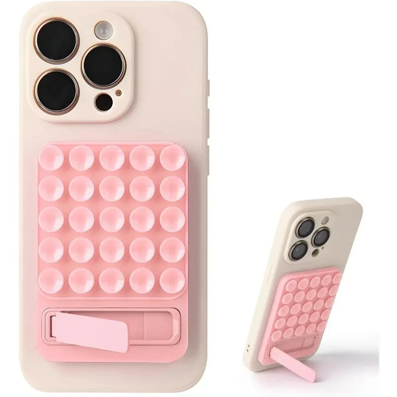 Silikonowy uchwyt na telefon z adsorpcją, lustrzany uchwyt na telefon pod prysznic, składany, samoprzylepny, inteligentny stojak na telefon, akcesoria.