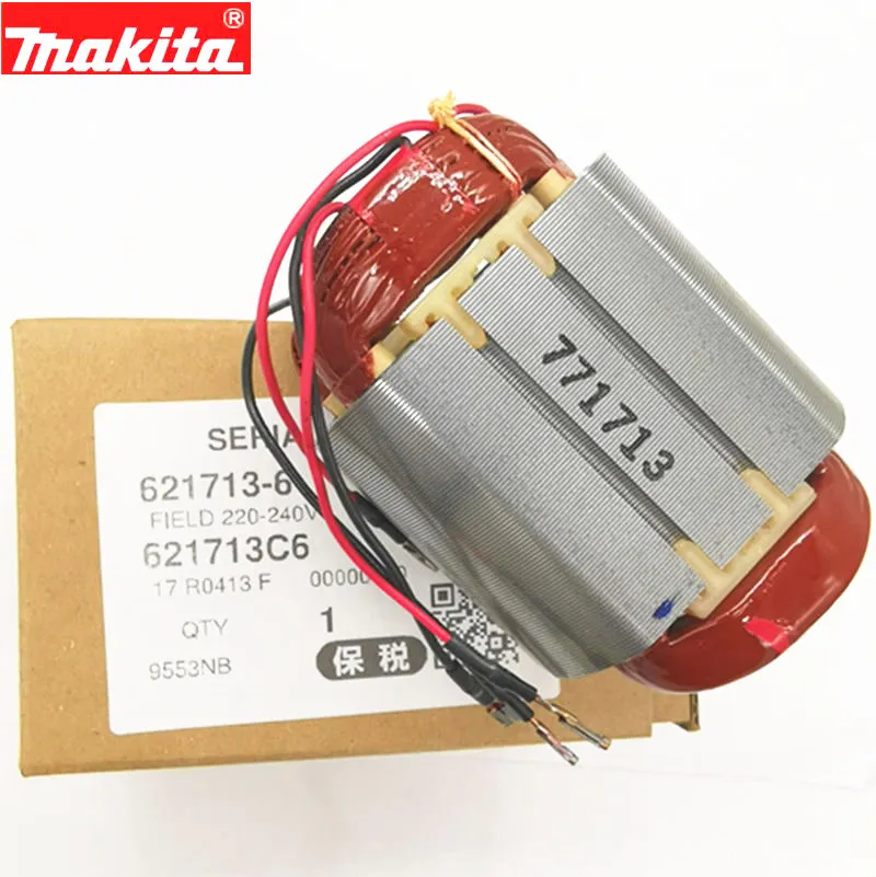 

MAKITA 621713-6 Stator Field AC220-240V for 9553HN 9553NB 9554NB 9554HN 9555NB 9555HN 9555HN ESS061P110 Power Tool Accessories