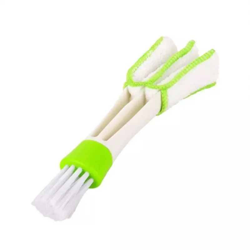 2In1 Green Car Cleaner Brush Vent Blinds for fiat 2007 2001 2003 1500 Chevolet PUNTO 2000 panda 2003 - view 2