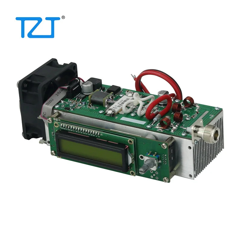 TZT 0-150W 83-108MHz جهاز إرسال FM ستيريو قابل للتعديل مع تصميم حماية كاملة لمحطة راديو لحم الخنزير