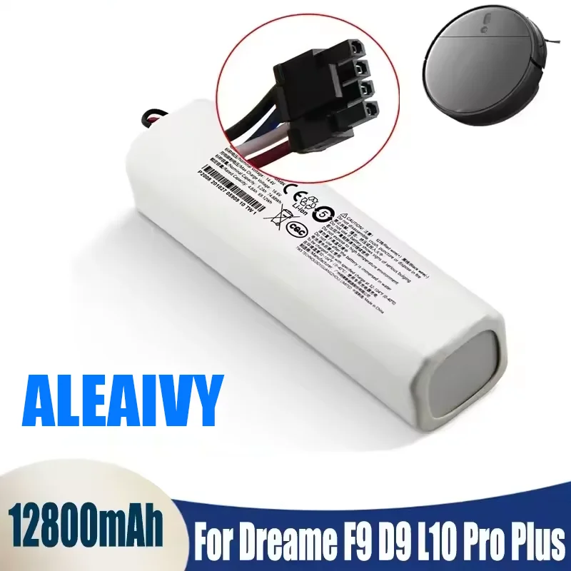 

Original 14.4V 5200-12800mAh Robotic Vacuum Cleaner Replacement Battery For Dreame F9 D9 L10 Pro Plus RLS3 RLS5 RLS5L RLS5D Part