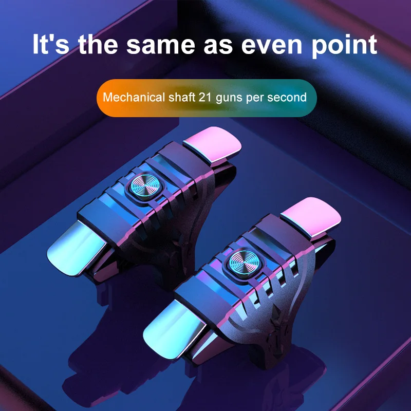 1~5PCS Mobile Gaming Trigger For PUBG Phone Game Controller Gamepad Joystick Aim Shooting L1R1 Pulse Key Button For