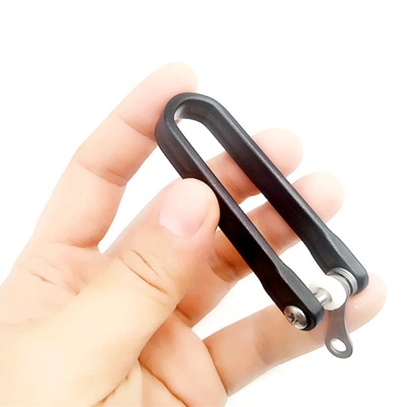 U shaped key clip aluminum alloy key storage porta chaves porte carte funda protectora llaves key holder key chain chaveiro