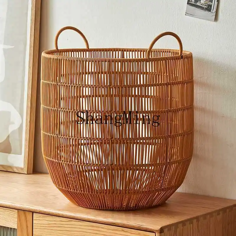 

CL Bathroom Laundry Basket Bedroom Dirty Imitation Dirty BasketClothes Storage Waterproof Zhishan