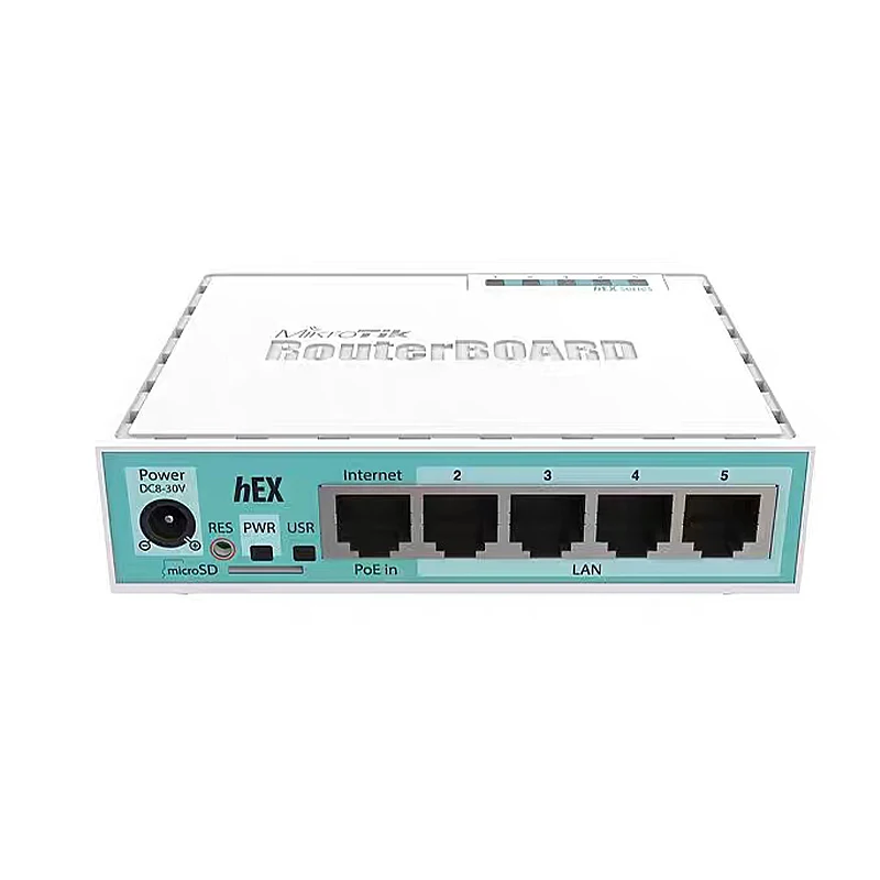 Imagem -02 - Roteador Gigabit Ethernet Mikrotik Hex Rb750gr3 Suporta Portas Ethernet 10 100 1000 Mbps