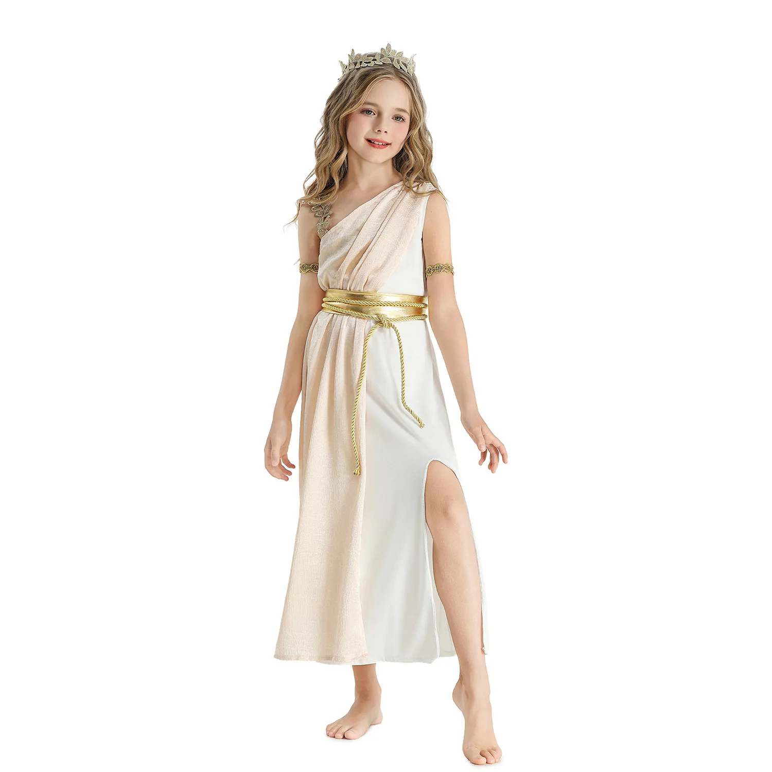 

loween Children's Costume Athena Performance Dr Medieval Dr Godd Outfit Chinese Sle Stage Performance Gown