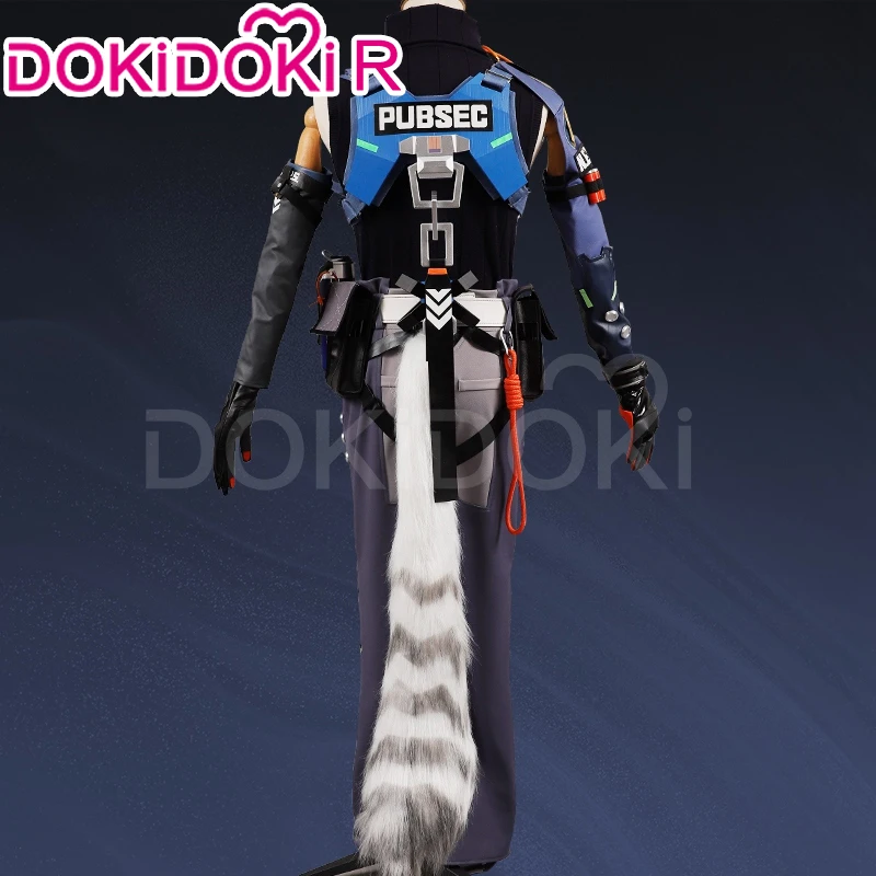 IN STOCK Seth Lowell Cosplay Costume Game Zenless Zone Zero Cosplay【S-2XL】DokiDoki-R Men Costume Seth Lowell Ears Tail Plus Size