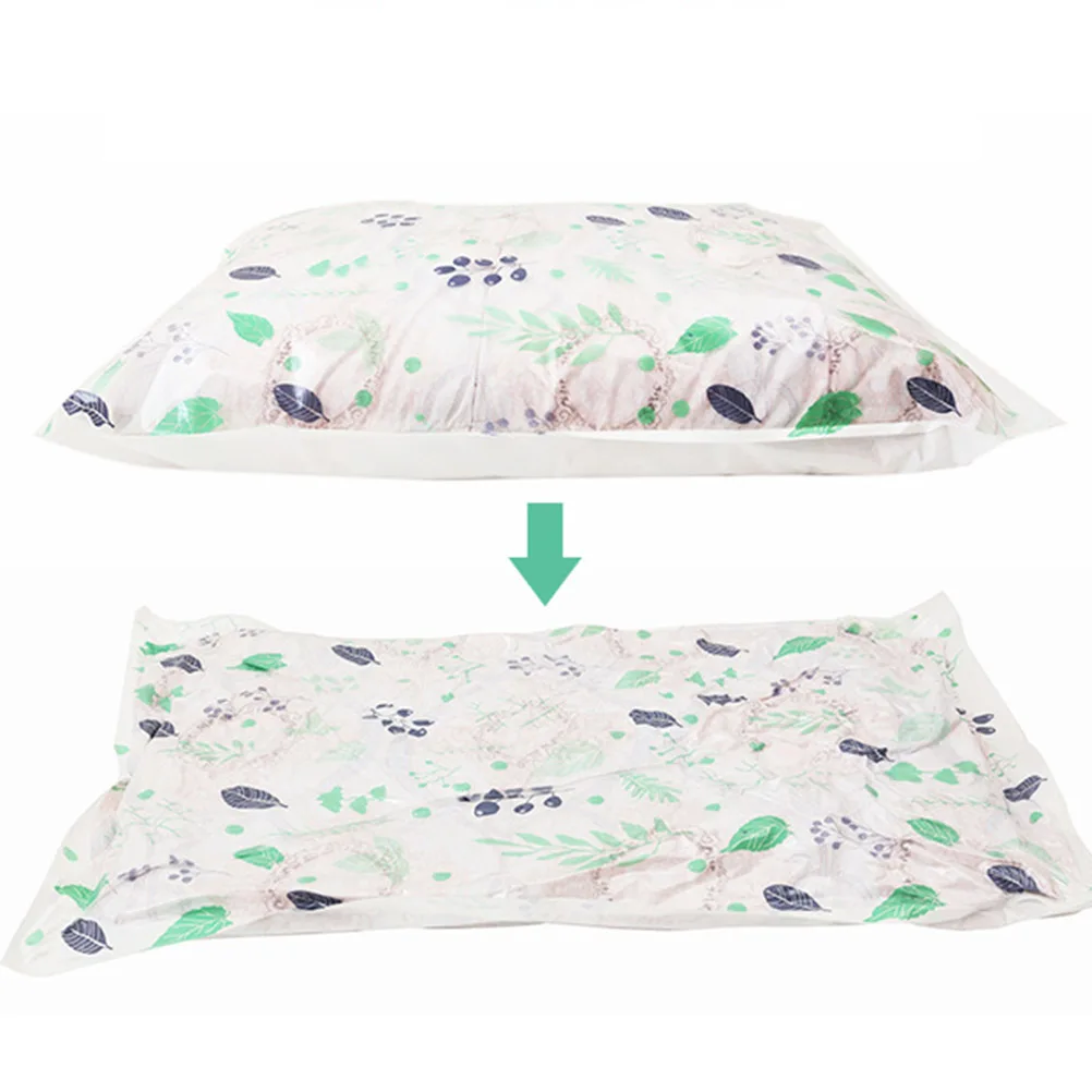 

9 Pcs Vacuum Storage Bags Space Saver Compression Bag Blanket Air Pump Hand Scroll Save Space Clothes Pillows Duvets Household