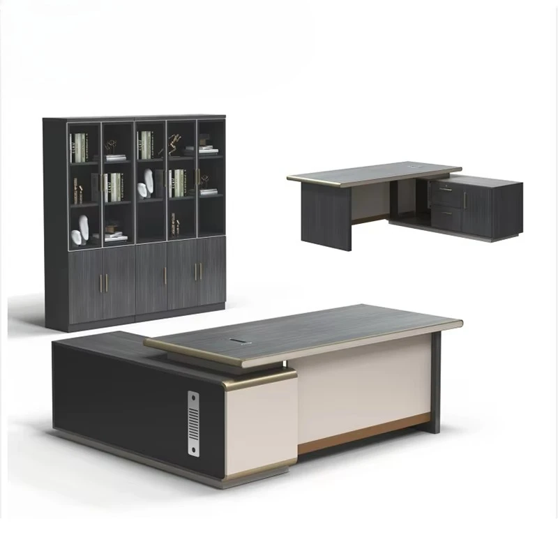 

Office Furniture CEO Executive Manager Table Office L Shape Boss Desk Executive Office
