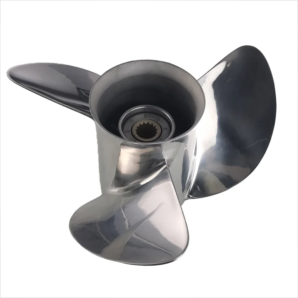 Propeller suppliers 150-300  3 blade stainless steel propeller for  outboard engine