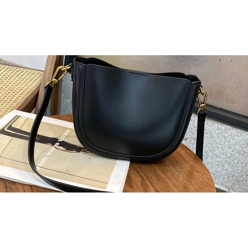 Fashion Shoulder Bag, Female Cowhide Messenger Bag, Women Leather Crossbody Bag, D447