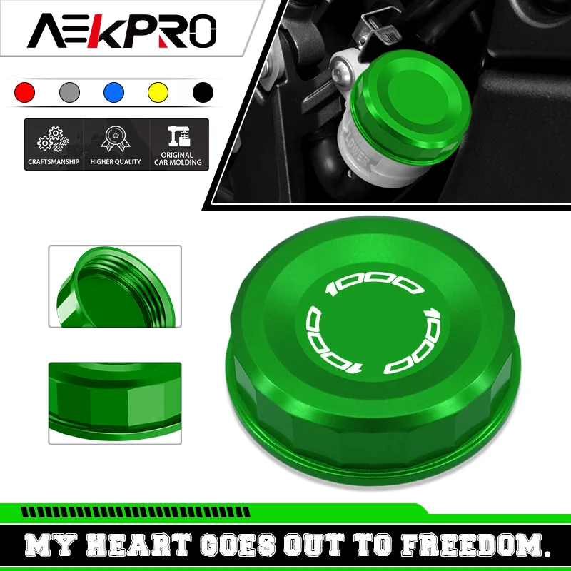 Motorcycle Rear Brake Fluid Reservoir Cap Cylinder Cover Versys Signs For VERESYS650 VERSYS1000 versys650 versys1000 2010-2016