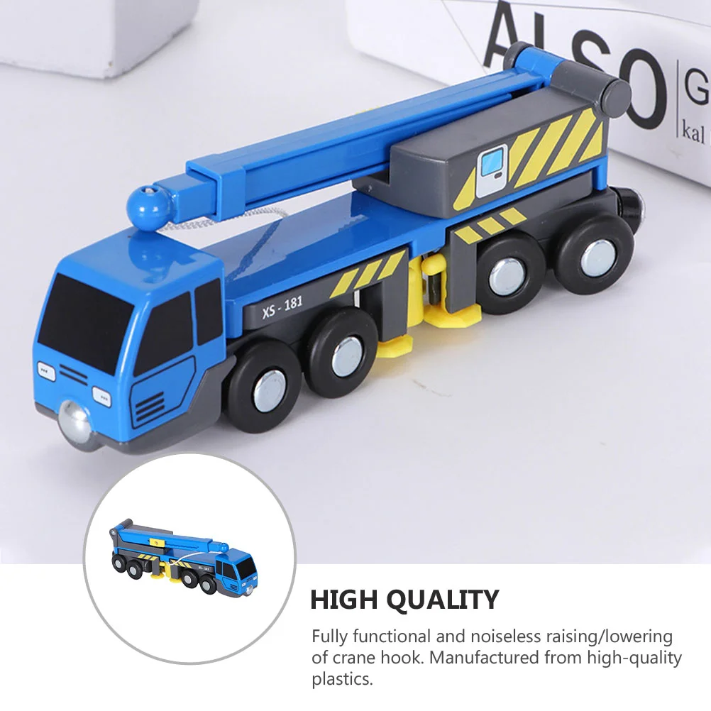 

Engineering Vehicle Lifter Truck Model Telescopic Crane Toys Train Mini Plastic Simulation Car