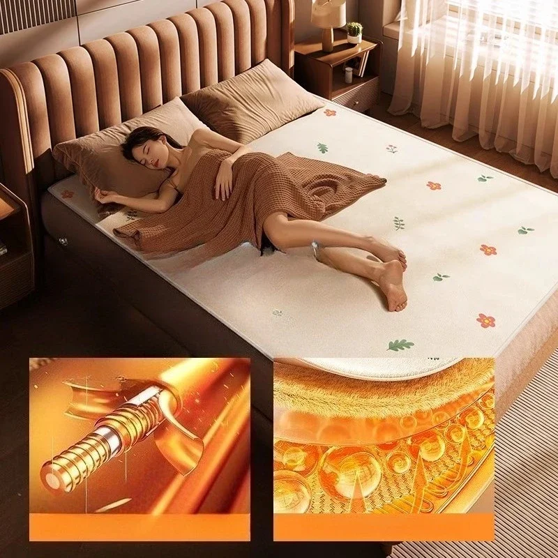 

Blanket Energy Efficient Heated Saving Electric Throw Economical Thermal Mat Cost Effective Couverture Chaude Warming Products