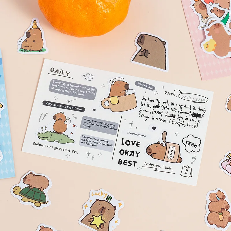 (2*20)/40Pcs Bala Paradise Sticker Pack for Journaling and Diary Decoration, Cute Animal Stickers by Bala