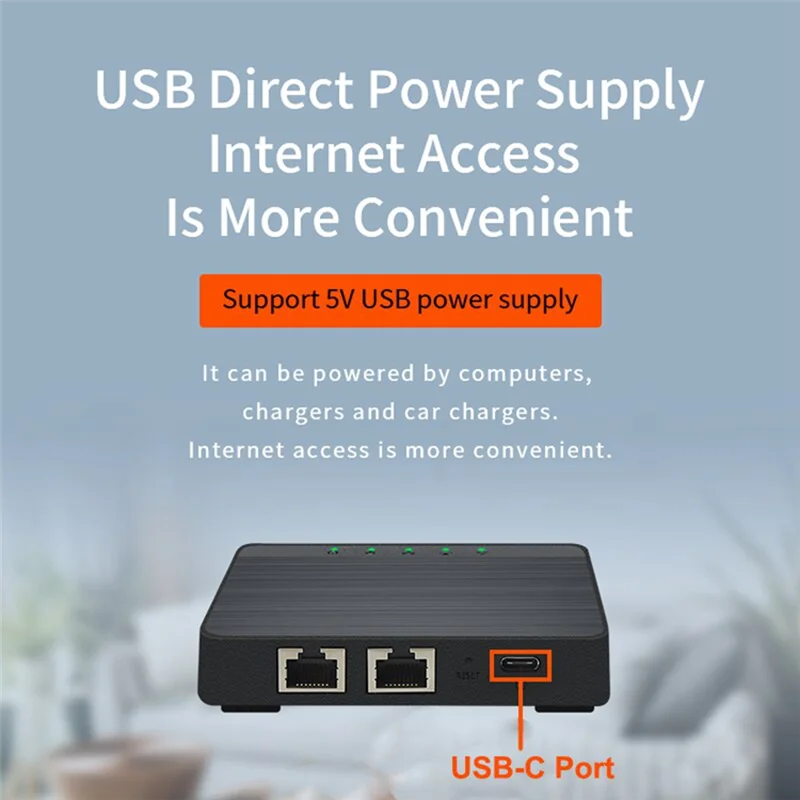 B60AMini Box 4G Lte Router Wifi SIM Card Modem 4G Car Wifi Amplifier Support 5V USB Power Supply and 30 Device Connections