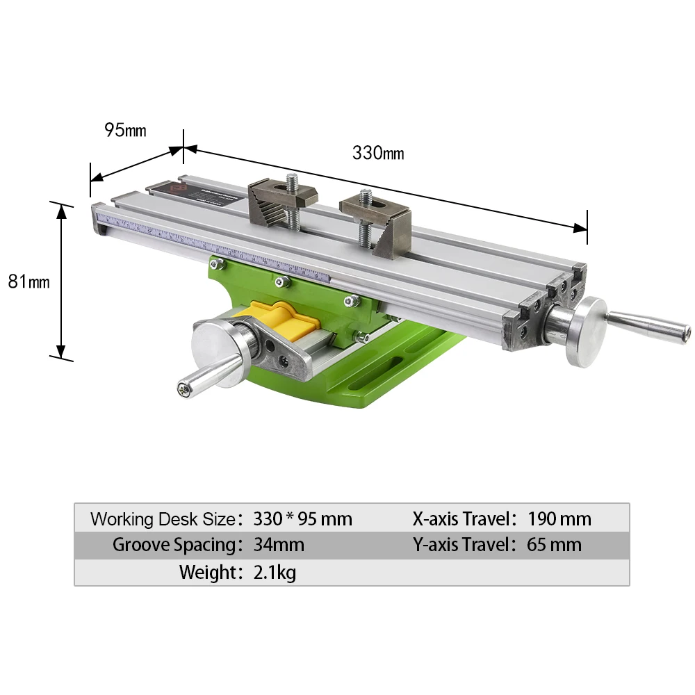 MINIQ BG6330 BG6300 Mini Precision Milling Machine Worktable Multifunction Drill Vise Fixture Working Table HT2829