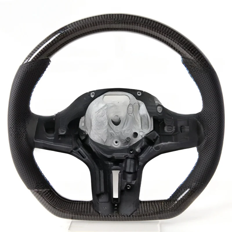 For BMW G Series & 5 Series Carbon Fiber Steering Wheel with 3-color Positioning Linete