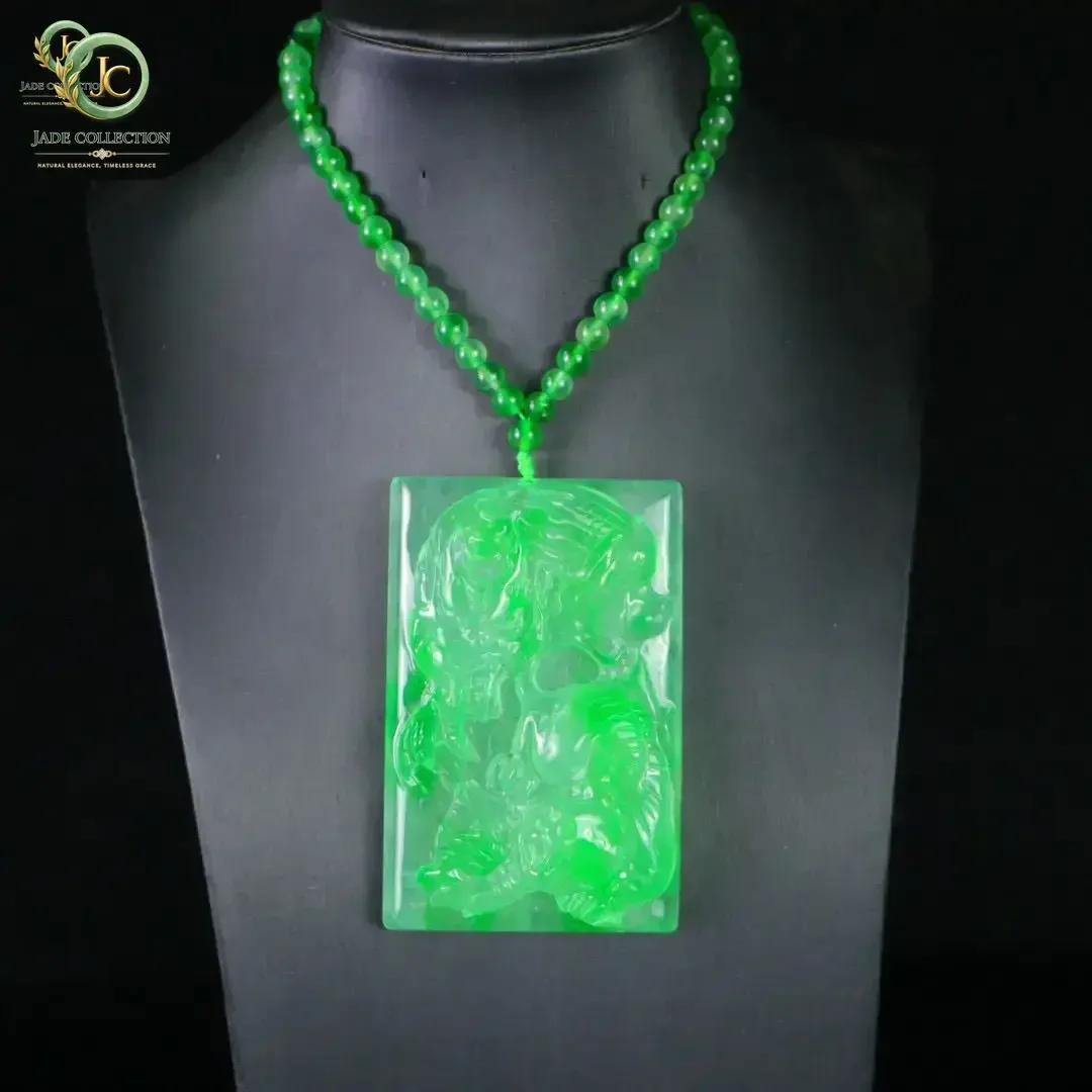 Perfect High Ice Seiko engraved Longhu brand exquisite jewelry, free chain and free box.