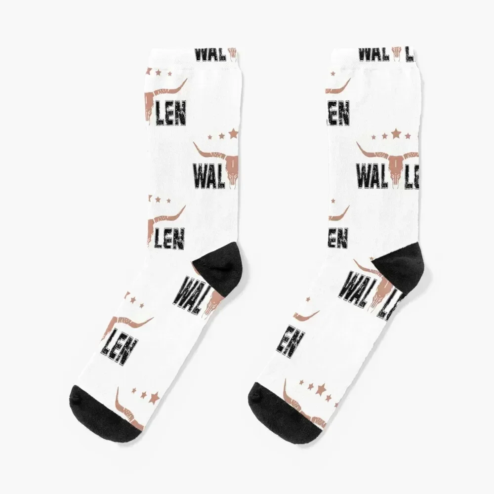 

Wallen Country Western Socks floor happy anti slip football New year's Women's Socks Men's