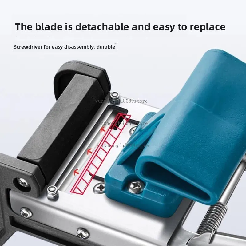 Woodworking Edge Trimmer, Manual Edge Banding Scraper with Curved Straight Cutter for Pneumatic Furniture Edge Repair Tools
