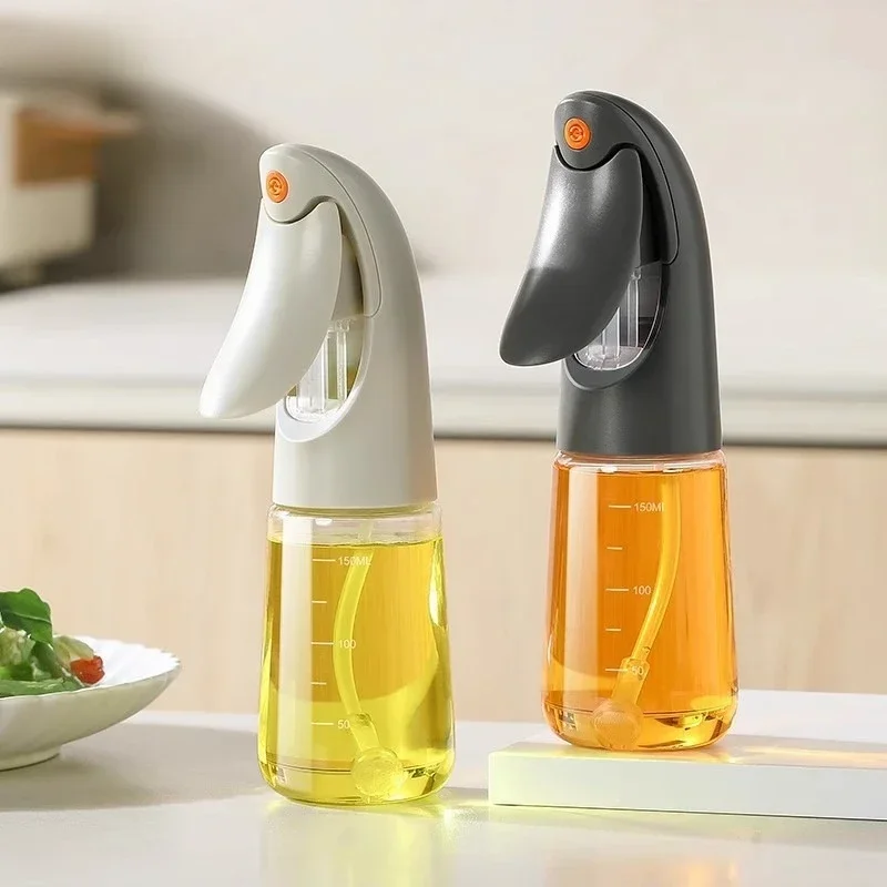 oil spray pot atomizing kitchen household air fryer barbecue spray edible oil leak-proof glass spray ring