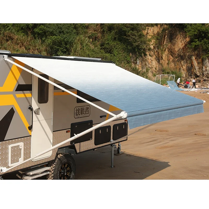 Camper Accessories Roll Out RV Awning For Caravan