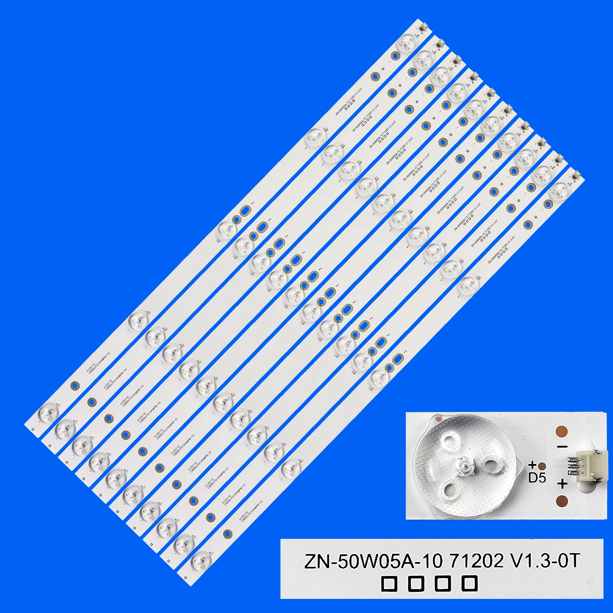 

Лента светодиодной подсветки для LE-5050TS4K-BK ZN-50W05A-10 71202 V1.3-0T K1Z511E C9000J7G1245BPB11S