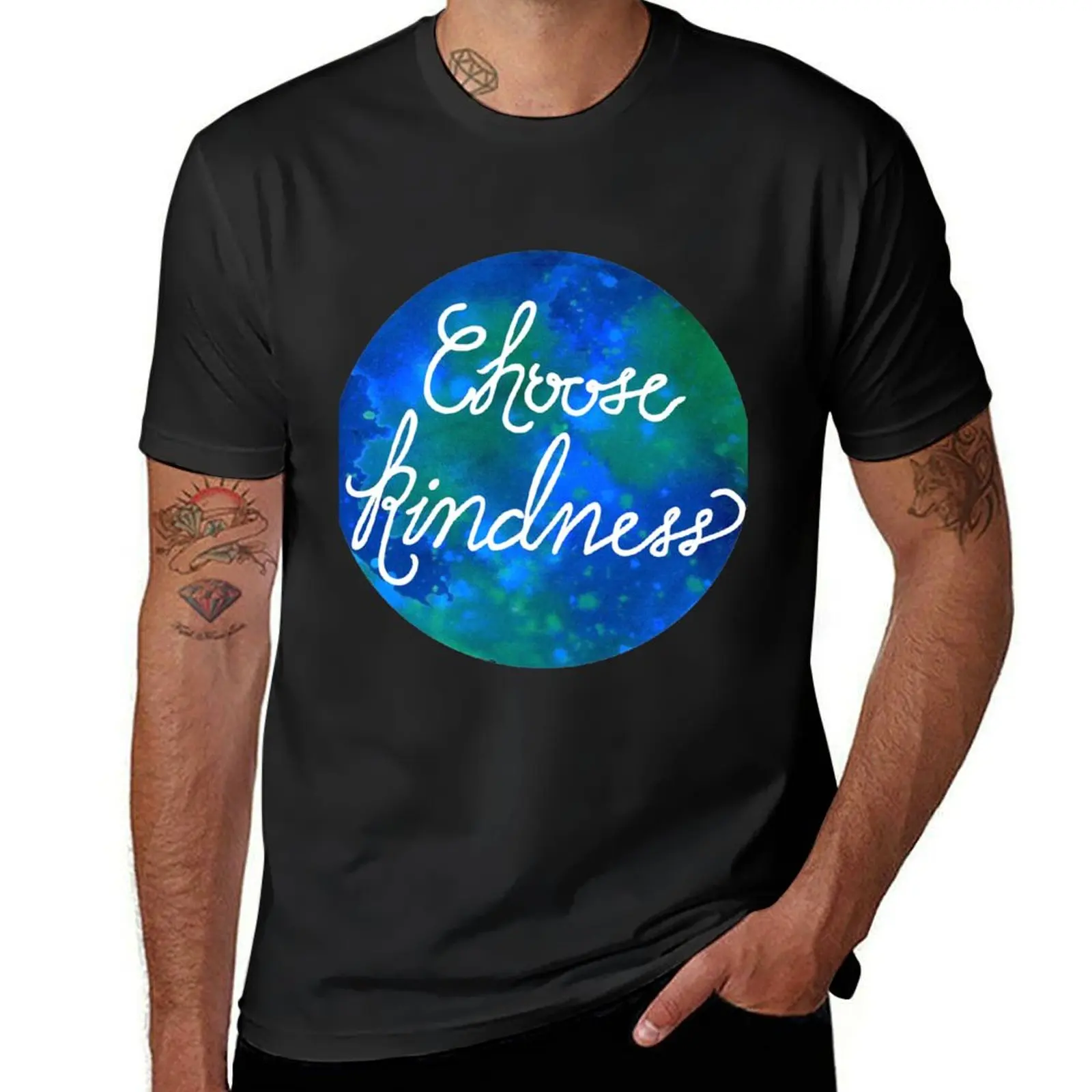 Choose Kindness-Cool T-Shirt blanks summer top Short sleeve tee men t shirts