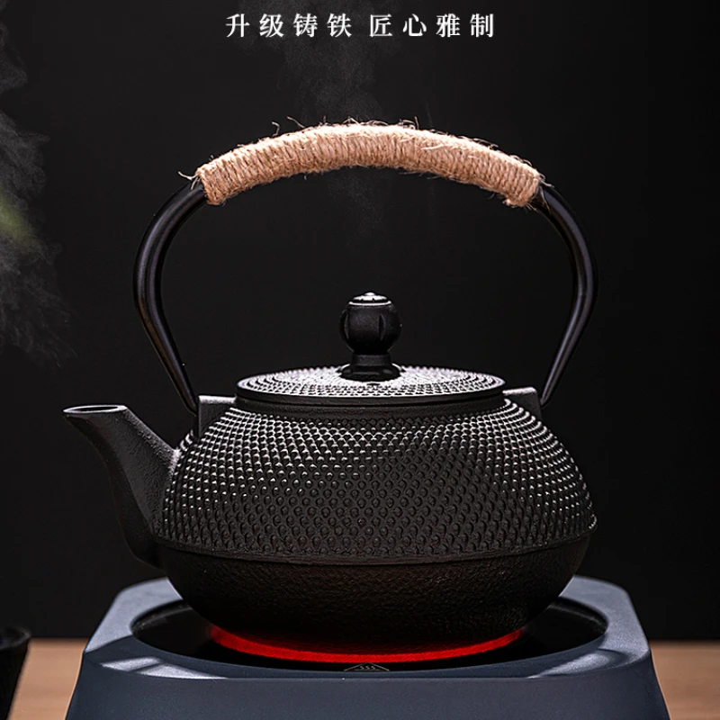 

Cast Iron Kettle Boiling Water Teapot Set Electric Ceramic Stove Exclusive Tea Cooker Charcoal Fire Pot Enclosure Furnace Open