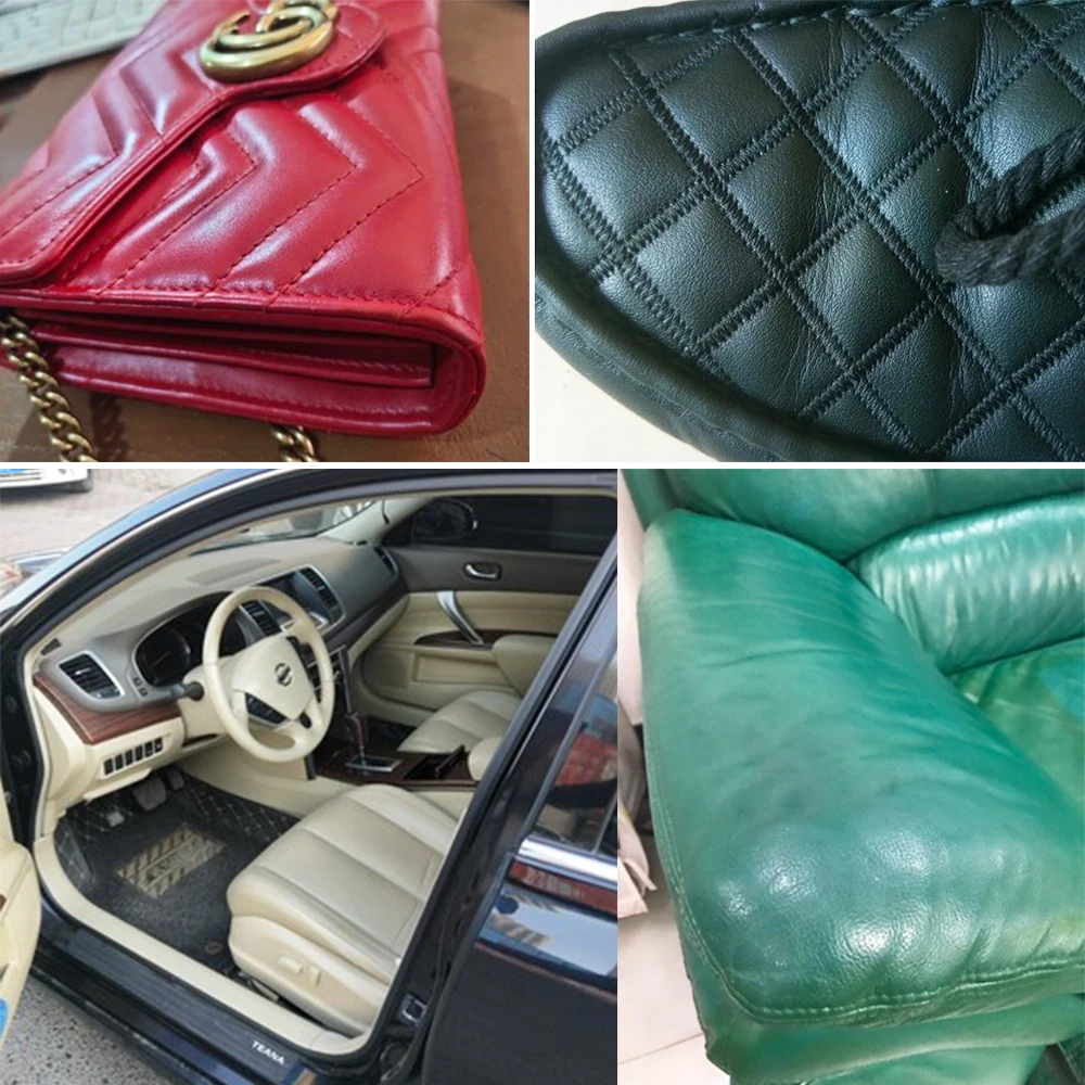 Leather Paint Shoe Cream Coloring in Bag Sofa Car Seat Scratch 30ml Dark Green Leather Dye Repair Restoration Color Change Paint