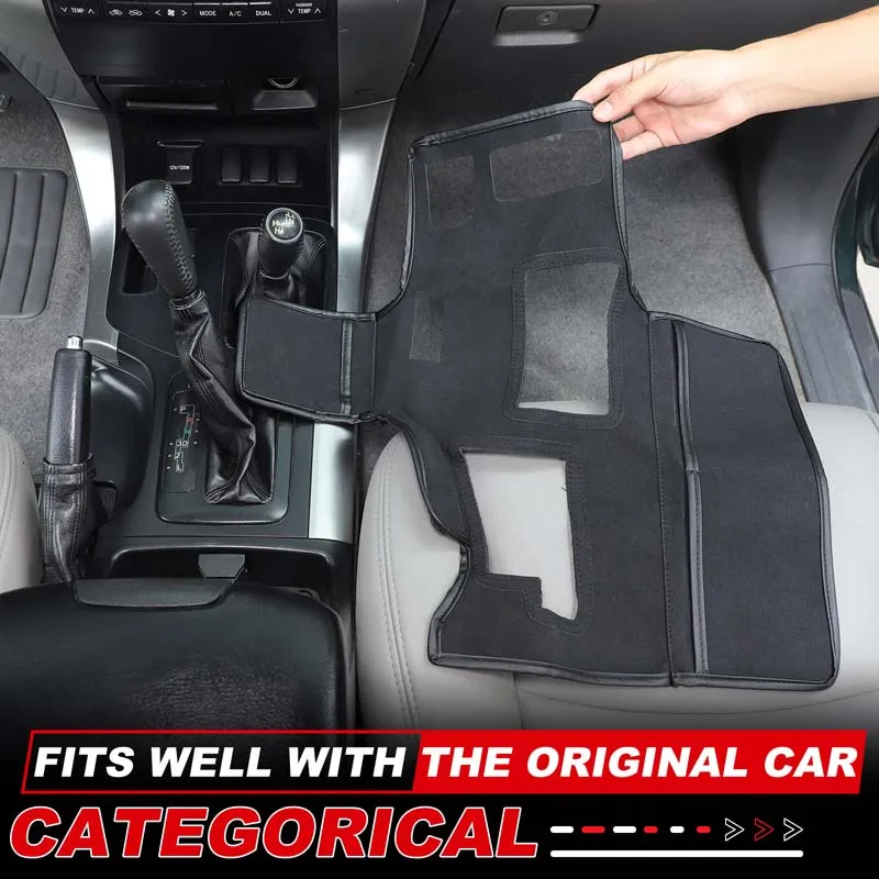 

Черная защитная крышка центральной консоли автомобиля, аксессуары для интерьера автомобиля для Toyota Land Cruiser Prado 150 2003-2009