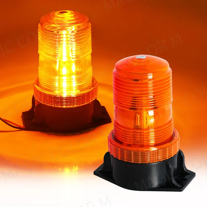 

30 LED Strobe Light 12-24V 48V 60V 80V High Power Emergency Warning Lamp For Car Forklift Truck Bus White Red Amber Blue Green