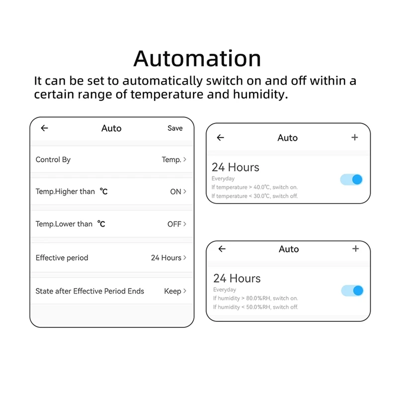 Wifi Temperature Switch With Sensor Ewelink Smart Wifi 20A Thermostat Temperature Switch Supports Voice Control