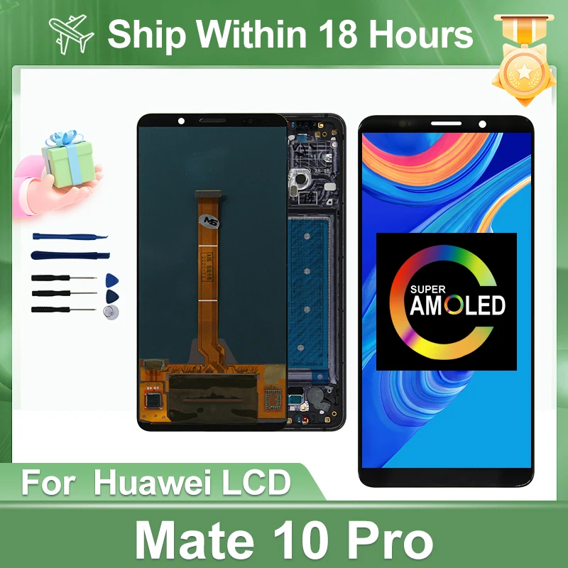 OLED Display Screen For Huawei Mate 10 Pro LCD Display Touch Screen Digitizer With Frame For Huawei BLA-L29 BLA-L09 BLA-AL00 LCD