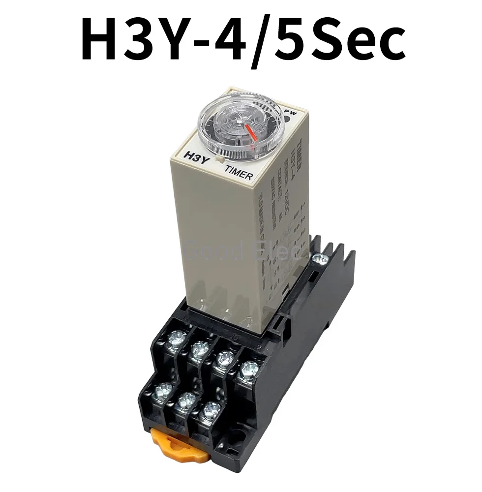 1set H3Y-4 Power On Time Delay Relay  Timer DPDT 14Pins  H3Y-4 1-60sec/ 3 Minute-60Minute  220v 110V 24V 12V